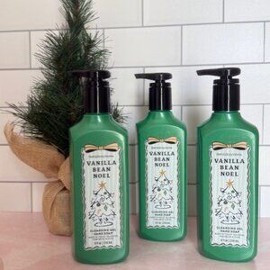 Bath and Body Works Vanilla Bean Noel Gel Hand Soap (set of 3)